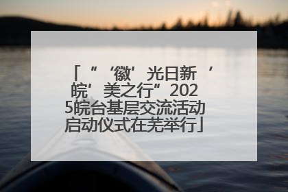 “‘徽’光日新‘皖’美之行”2025皖台基层交流活动启动仪式在芜举行