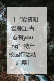 “爱资阳爱雁江·青春有young”特产校园行活动启幕