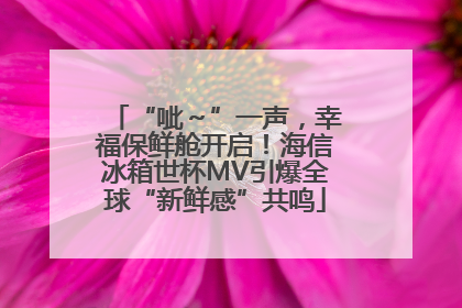 “呲～”一声，幸福保鲜舱开启！海信冰箱世杯MV引爆全球“新鲜感”共鸣