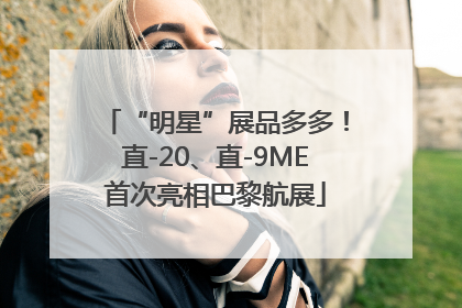 “明星”展品多多！直-20、直-9ME首次亮相巴黎航展