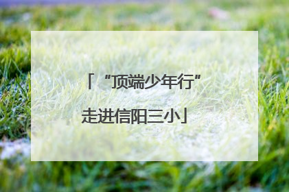 “顶端少年行”走进信阳三小