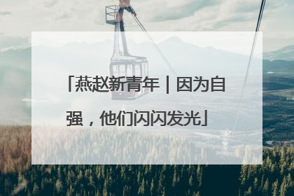 燕赵新青年｜因为自强，他们闪闪发光