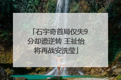 石宇奇首局仅失9分却遭逆转 王祉怡将再战安洗莹