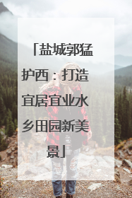 盐城郭猛护西：打造宜居宜业水乡田园新美景