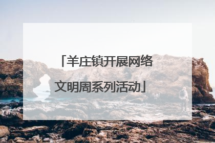 羊庄镇开展网络文明周系列活动