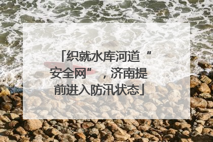 织就水库河道“安全网”，济南提前进入防汛状态