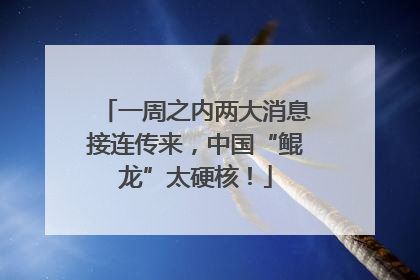 一周之内两大消息接连传来，中国“鲲龙”太硬核！