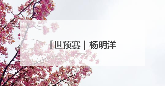 世预赛｜杨明洋完成会籍转换将入选国足，伊万想通了要打双后腰？