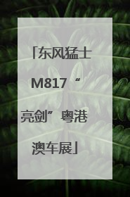 东风猛士M817“亮剑”粤港澳车展