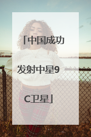 中国成功发射中星9C卫星