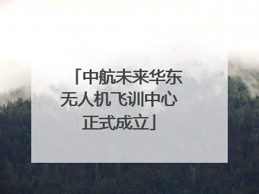 中航未来华东无人机飞训中心正式成立