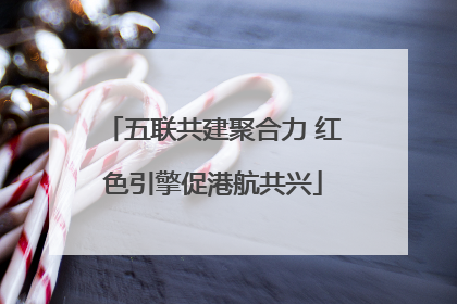 五联共建聚合力 红色引擎促港航共兴
