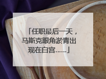 任职最后一天，马斯克眼角淤青出现在白宫……