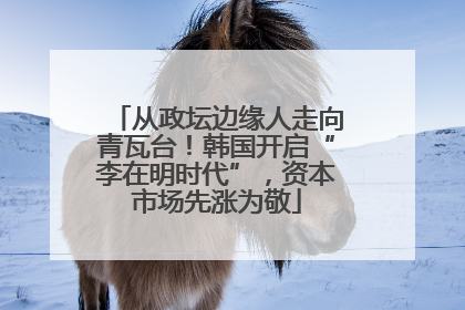 从政坛边缘人走向青瓦台！韩国开启“李在明时代”，资本市场先涨为敬