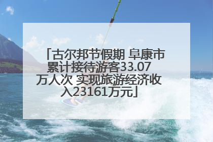 古尔邦节假期 阜康市累计接待游客33.07万人次 实现旅游经济收入23161万元