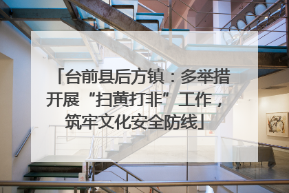 台前县后方镇：多举措开展“扫黄打非”工作，筑牢文化安全防线