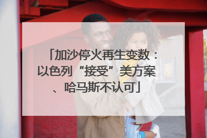 加沙停火再生变数：以色列“接受”美方案、哈马斯不认可