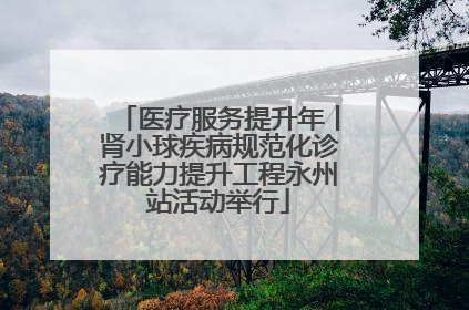 医疗服务提升年丨肾小球疾病规范化诊疗能力提升工程永州站活动举行