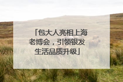 包大人亮相上海老博会，引领银发生活品质升级