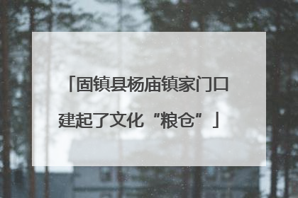 固镇县杨庙镇家门口建起了文化“粮仓”
