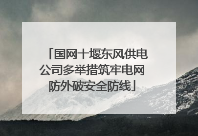 国网十堰东风供电公司多举措筑牢电网防外破安全防线