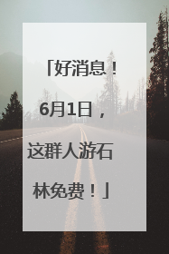 好消息！6月1日，这群人游石林免费！