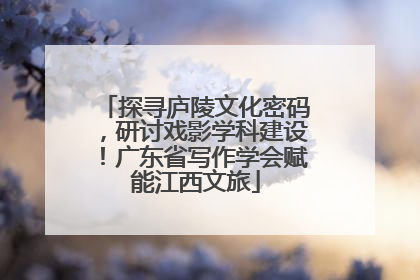 探寻庐陵文化密码，研讨戏影学科建设！广东省写作学会赋能江西文旅