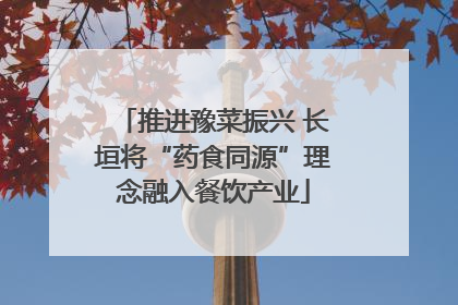 推进豫菜振兴 长垣将“药食同源”理念融入餐饮产业