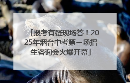报考有疑现场答！2025年烟台中考第三场招生咨询会火爆开幕