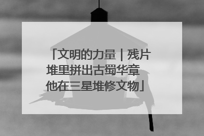 文明的力量｜残片堆里拼出古蜀华章 他在三星堆修文物