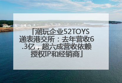 潮玩企业52TOYS递表港交所：去年营收6.3亿，超六成营收依赖授权IP和经销商