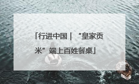 行进中国｜“皇家贡米”端上百姓餐桌