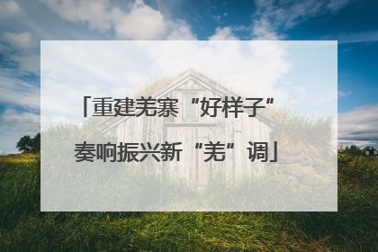 重建羌寨“好样子” 奏响振兴新“羌”调
