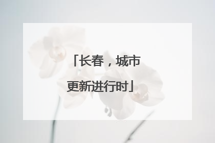 长春，城市更新进行时