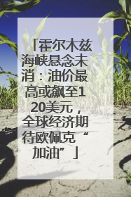 霍尔木兹海峡悬念未消：油价最高或飙至120美元，全球经济期待欧佩克“加油”