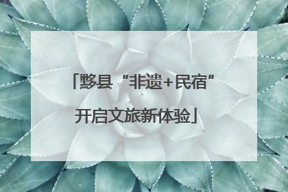 黟县“非遗+民宿” 开启文旅新体验