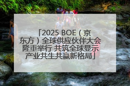 2025 BOE（京东方）全球供应伙伴大会隆重举行 共筑全球显示产业共生共赢新格局