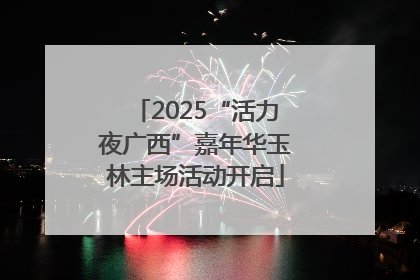2025“活力夜广西”嘉年华玉林主场活动开启