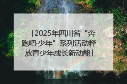 2025年四川省“奔跑吧·少年”系列活动释放青少年成长新动能
