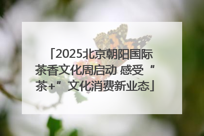 2025北京朝阳国际茶香文化周启动 感受“茶+”文化消费新业态