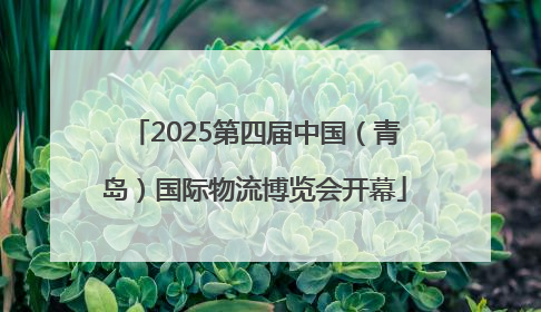 2025第四届中国（青岛）国际物流博览会开幕
